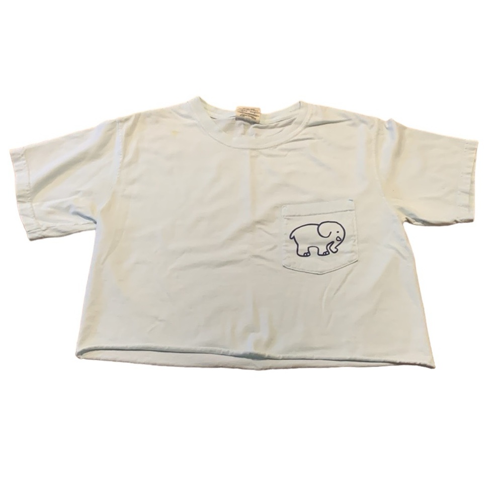 Ivory Ella Cropped Tee • Size Small